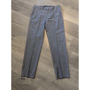 Jos. A. Bank Slim Fit Traveler Suit Pants Wool Blend Sz 32R Grey